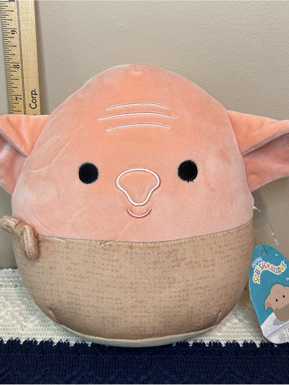 Squishmallows 8 inch Dobby from Harry Potter Series. NWT.